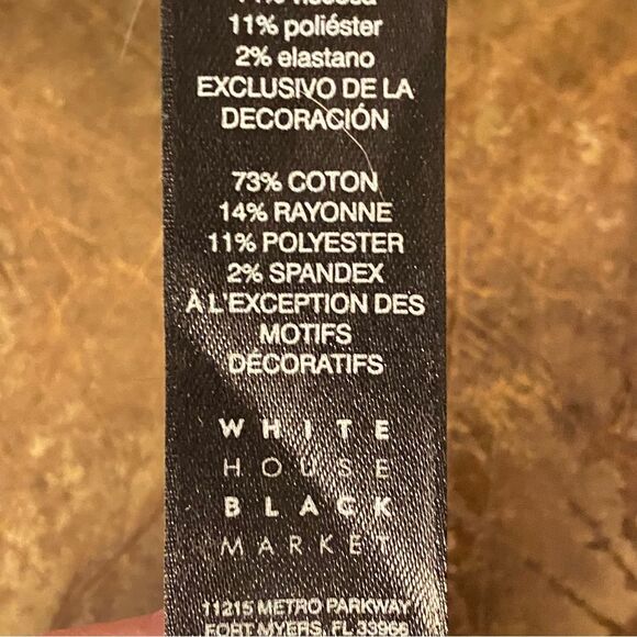 White House Black Market Skinny Ankle Capris Size 2 Petite Embroidered Mid Rise - Picture 7 of 8